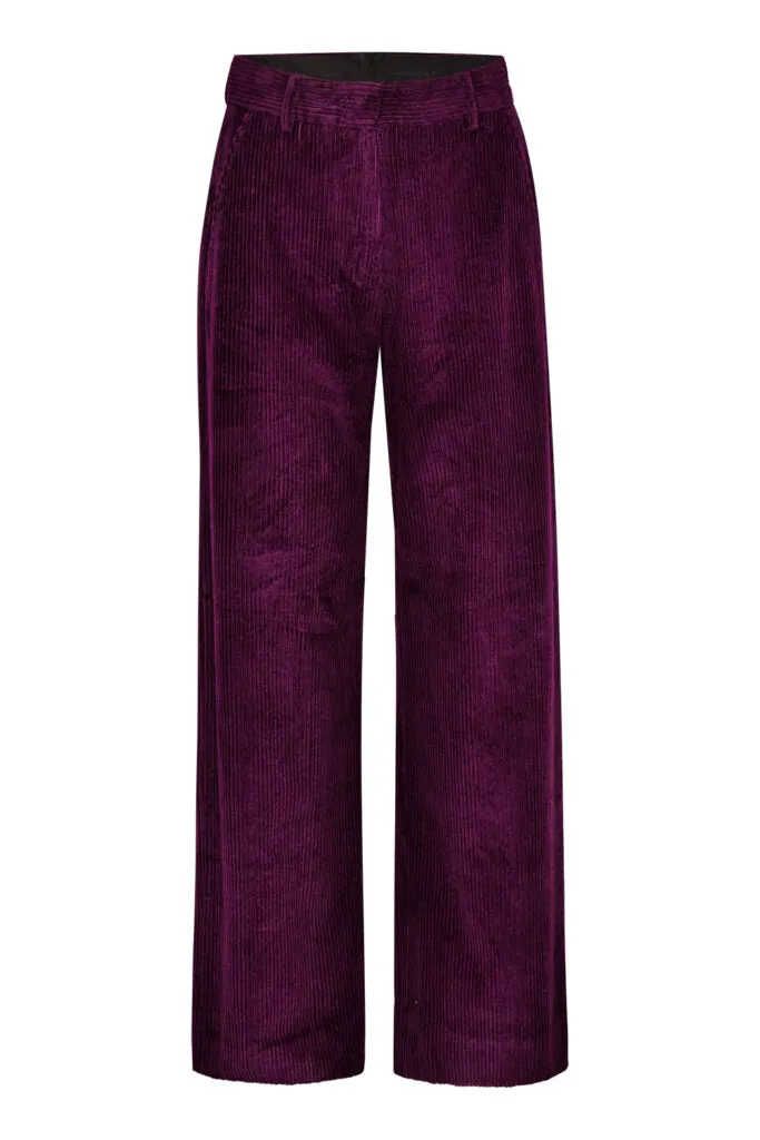 Moliin Womens Amber Trousers in Vibrant Purple