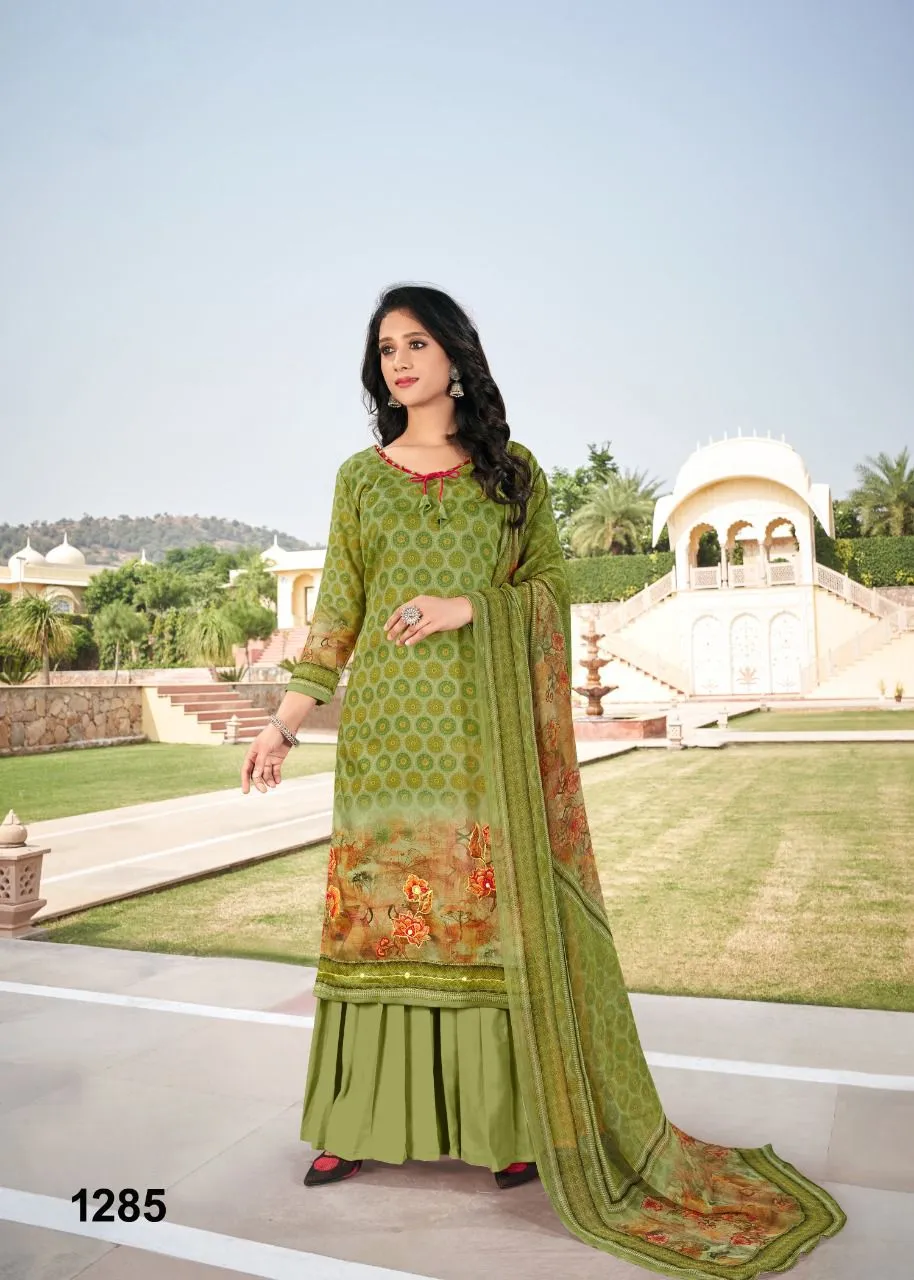 NAZNEEN RIYA 1281 SERIES HEAVY COTTON SUIT
