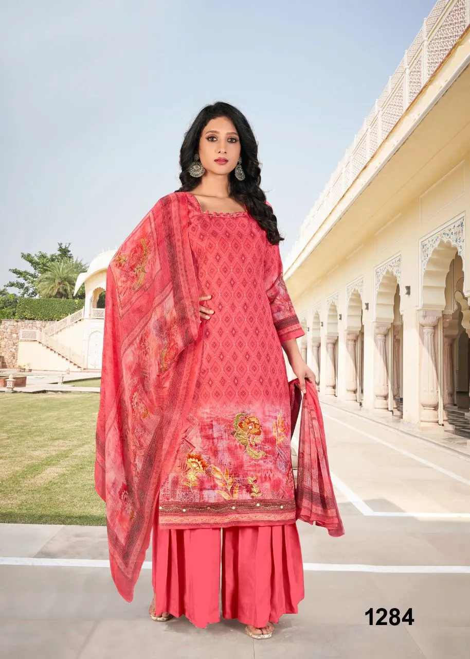 NAZNEEN RIYA 1281 SERIES HEAVY COTTON SUIT