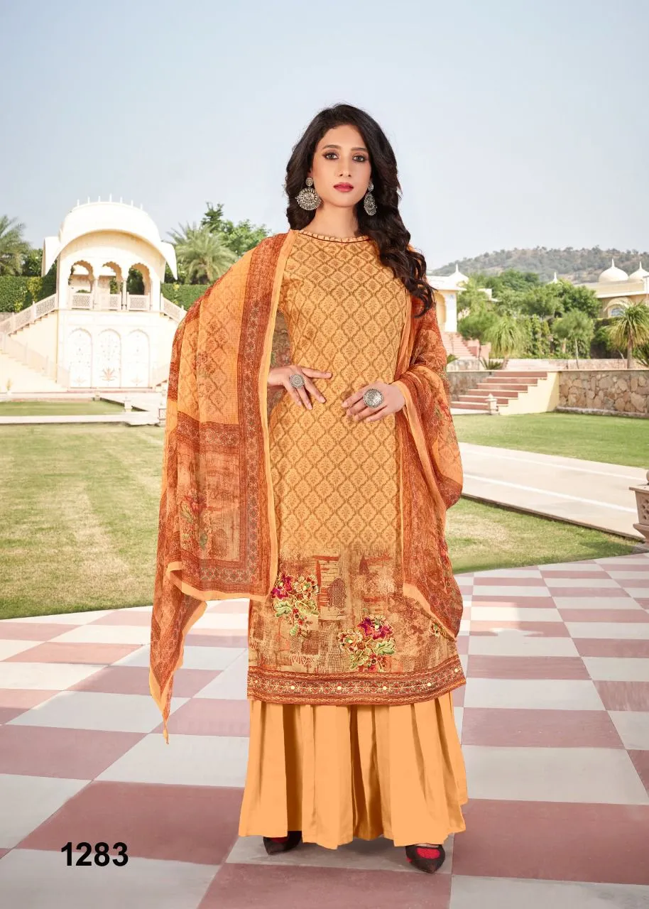 NAZNEEN RIYA 1281 SERIES HEAVY COTTON SUIT