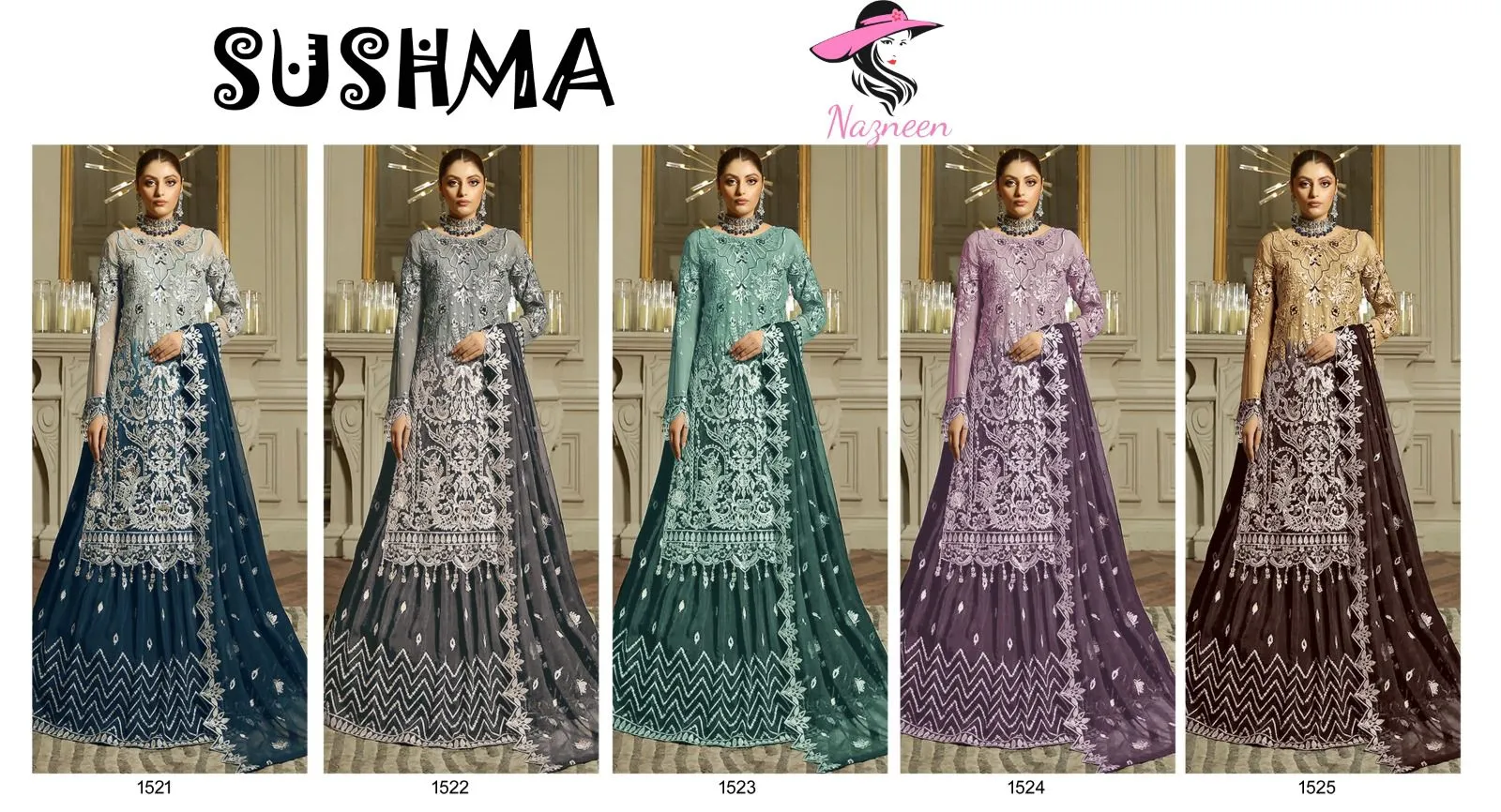 NAZNEEN SUSHMA 1521 SERIES DESIGNER SUIT