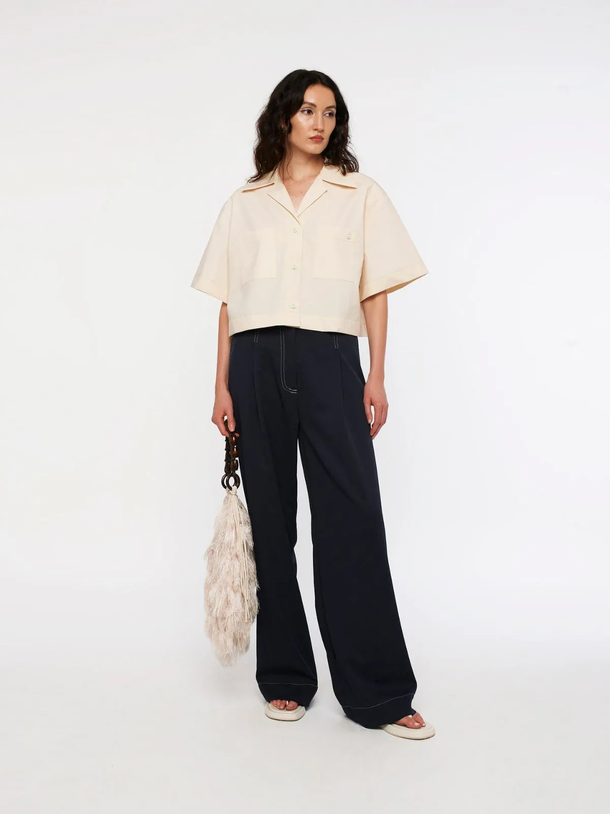NEVIN trousers - navy