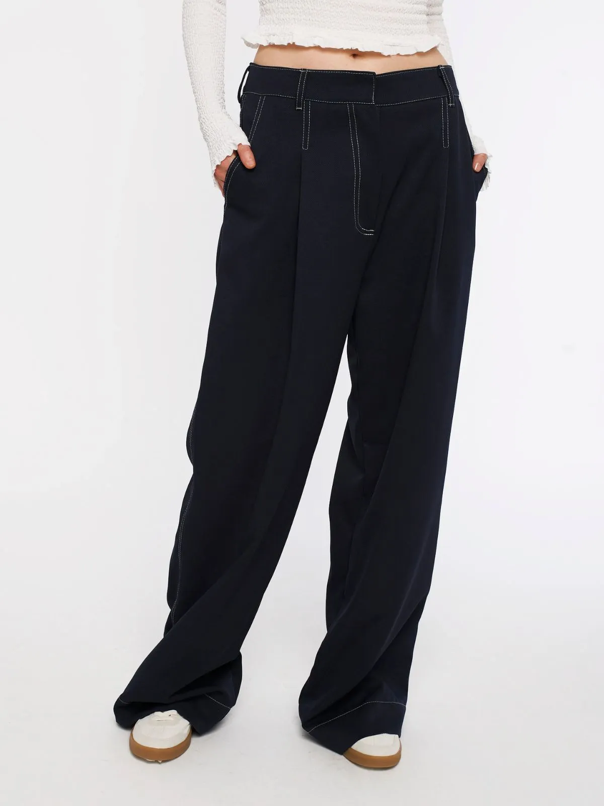 NEVIN trousers - navy