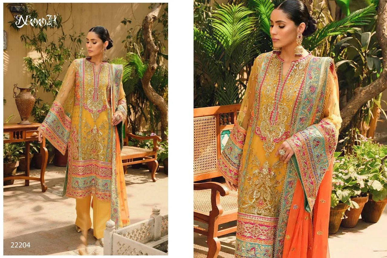 NOOR MARYUM N MARIA VOL 2 GEORGETTE SALWAR SUITS