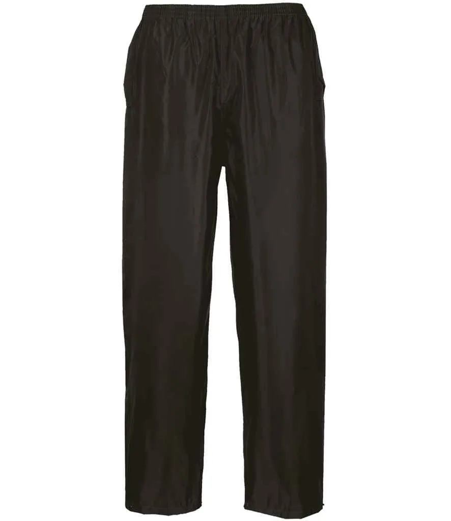 Portwest Classic Rain Trousers | Black