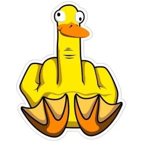 "Duck You" Decal