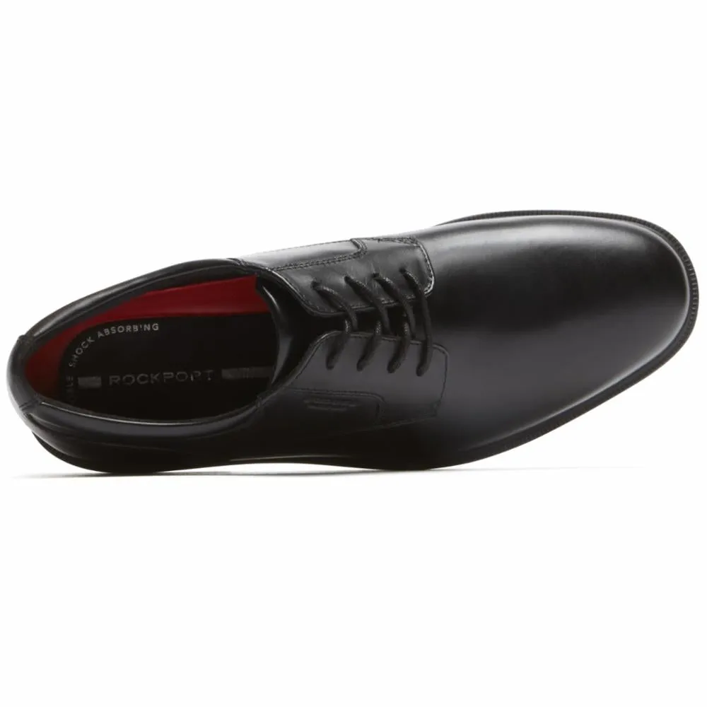 Rockport Men ESSENTIAL DETAILS II PLAIN TOE BLACK/LEATHER