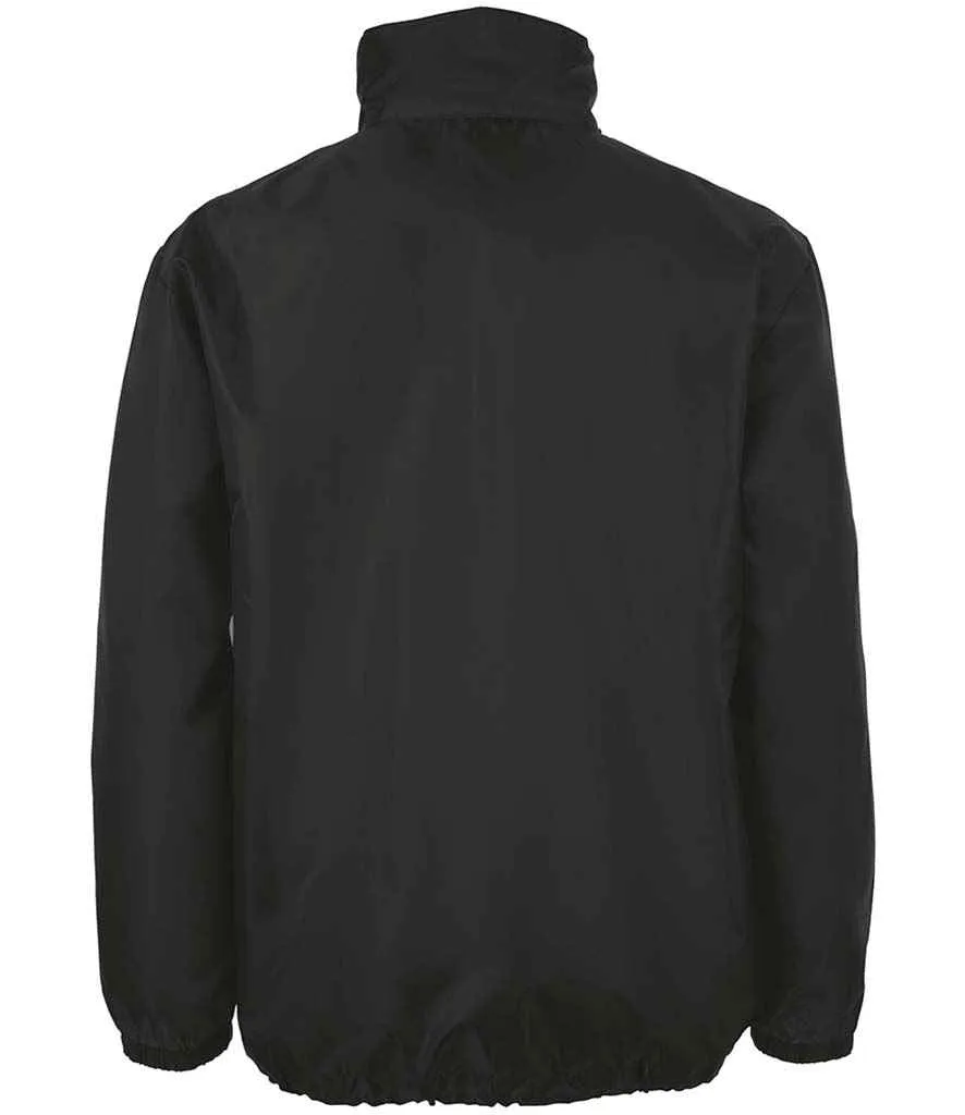 SOL'S Unisex Shift Windbreaker Jacket | Black