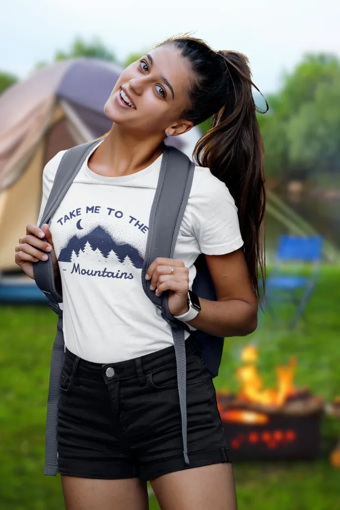 Take Me To The Mountains Printed T-shirt for women