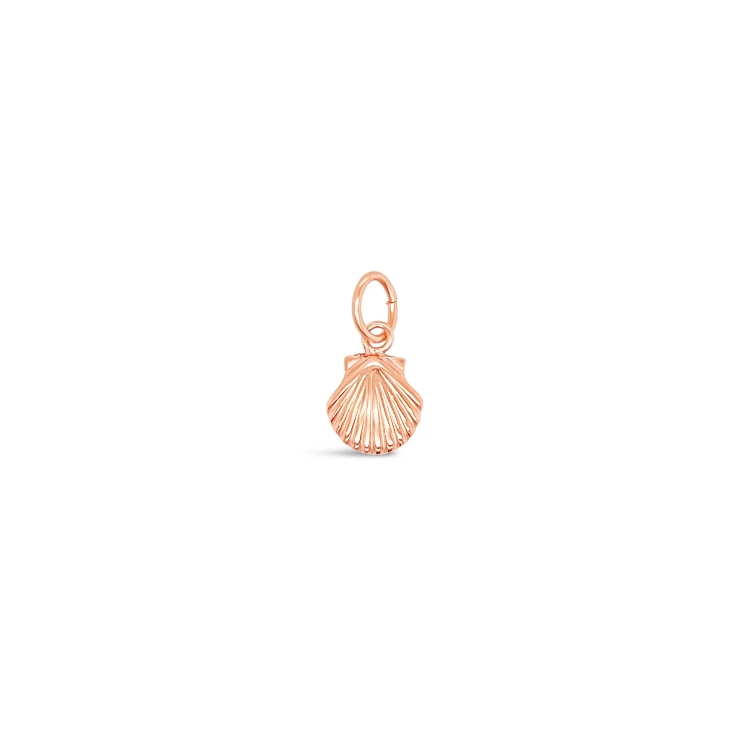 Tiny Scallop Shell Charm