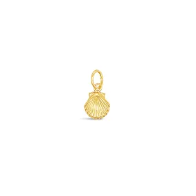 Tiny Scallop Shell Charm
