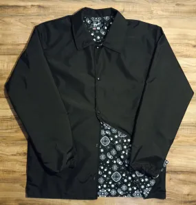 wind breaker black bandana liner