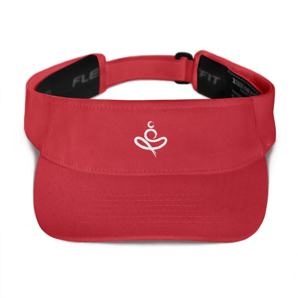 Yoga on the Beach (YOTB) Visor - White Embroidery