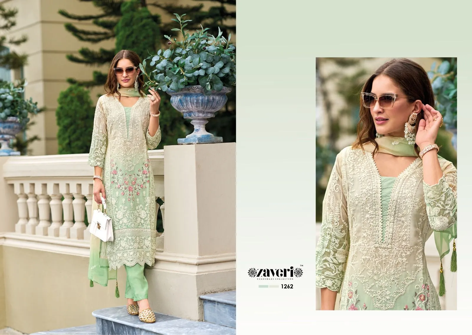 Zaveri Femina Colour Edition 1262-1064 Series Latest Pakistani Salwar Kameez Dno.1262