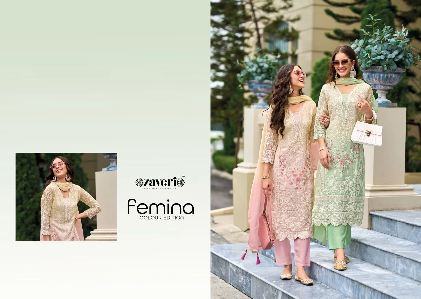 Zaveri Femina Colour Edition 1262-1064 Series Latest Pakistani Salwar Kameez Dno.1263